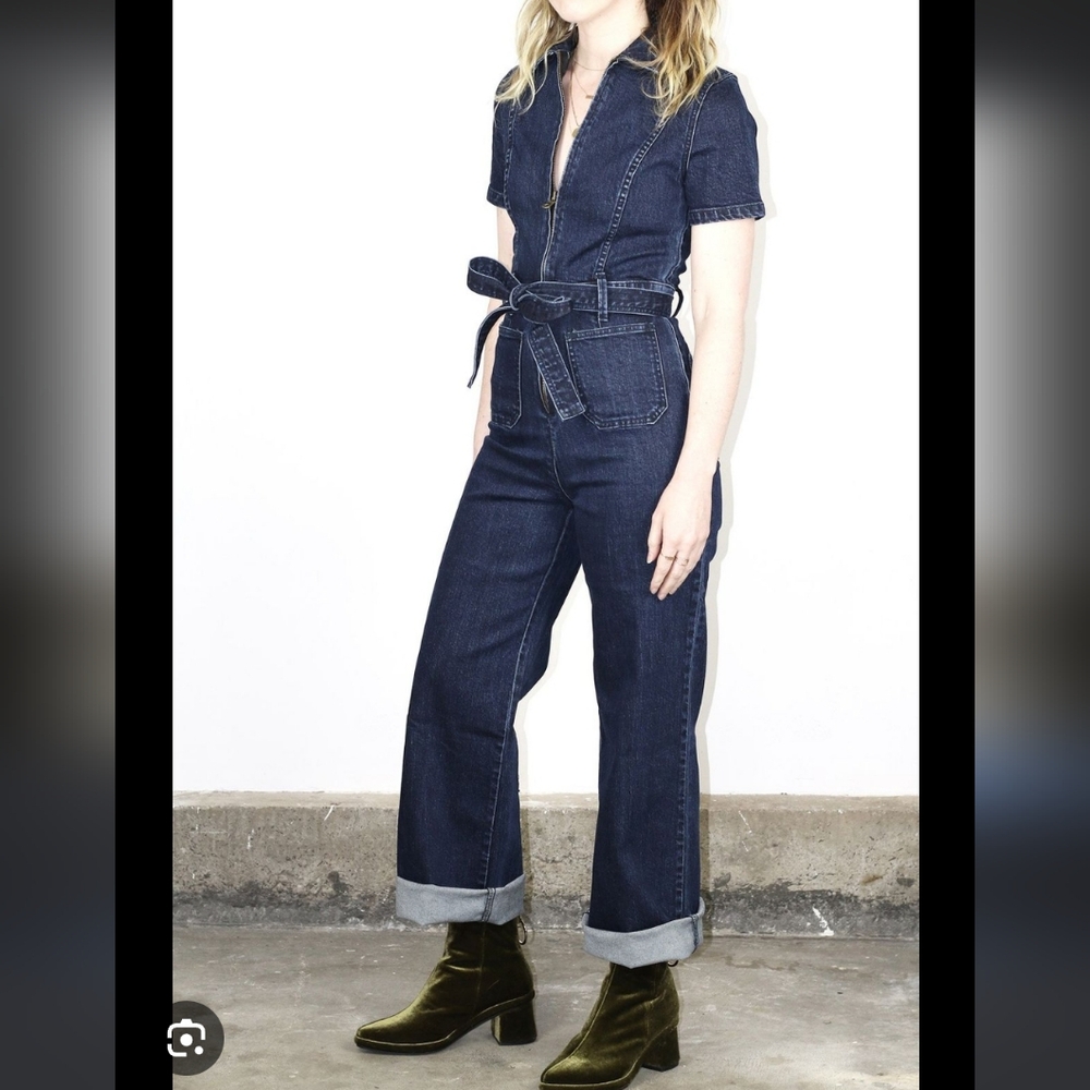 Rachel Antonoff Sal Denim Jumpsuit size 10